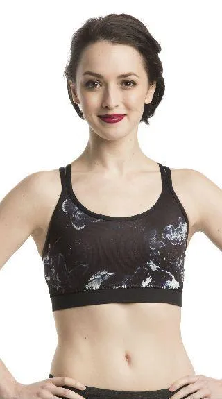 Ainsliewear Butterfly Print Sports Bra