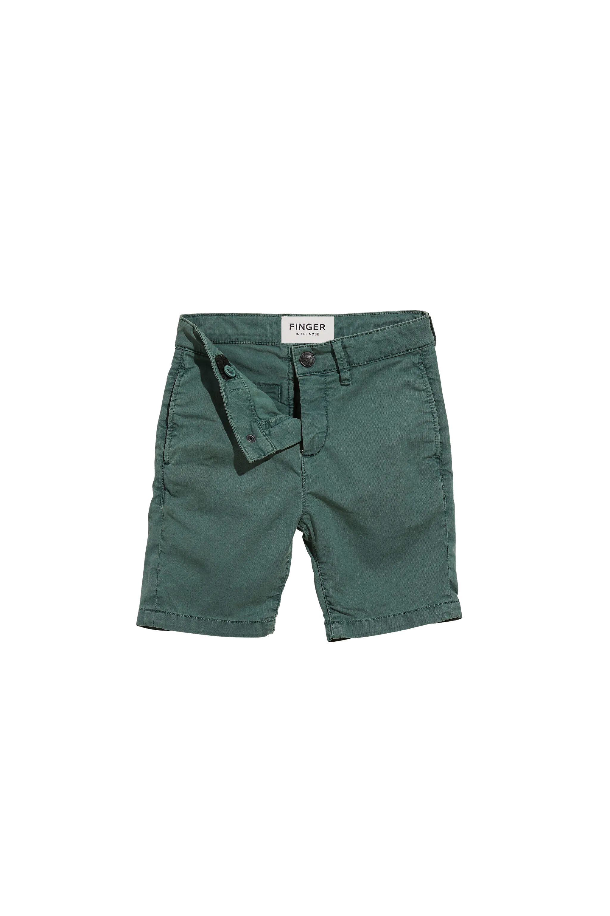 ALLEN Green Khaki - Chino Fit Bermuda Shorts