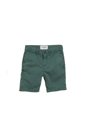 ALLEN Green Khaki - Chino Fit Bermuda Shorts