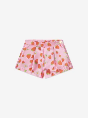 Angels Face Girls Vanessa Strawberry Shorts in Pink