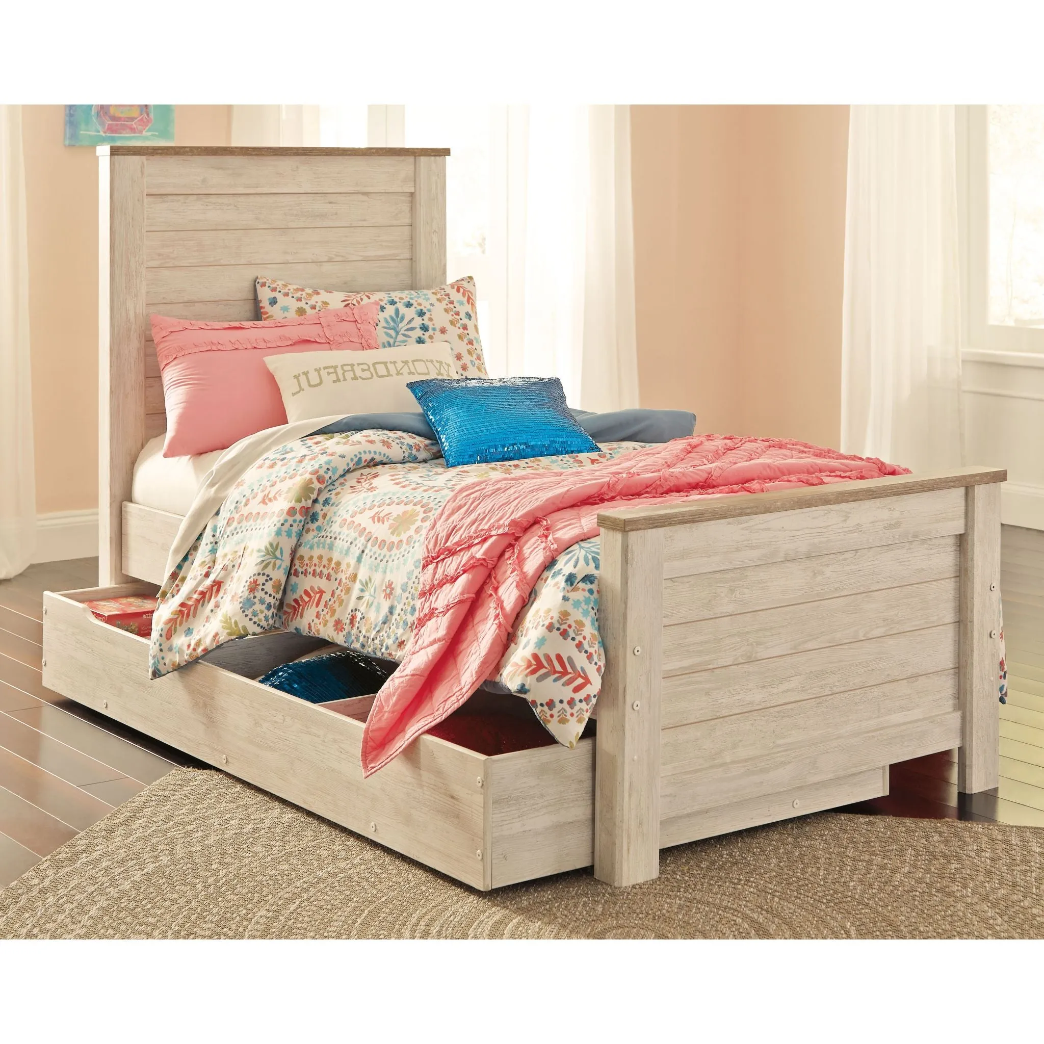 Ashley Trinell Twin Bed