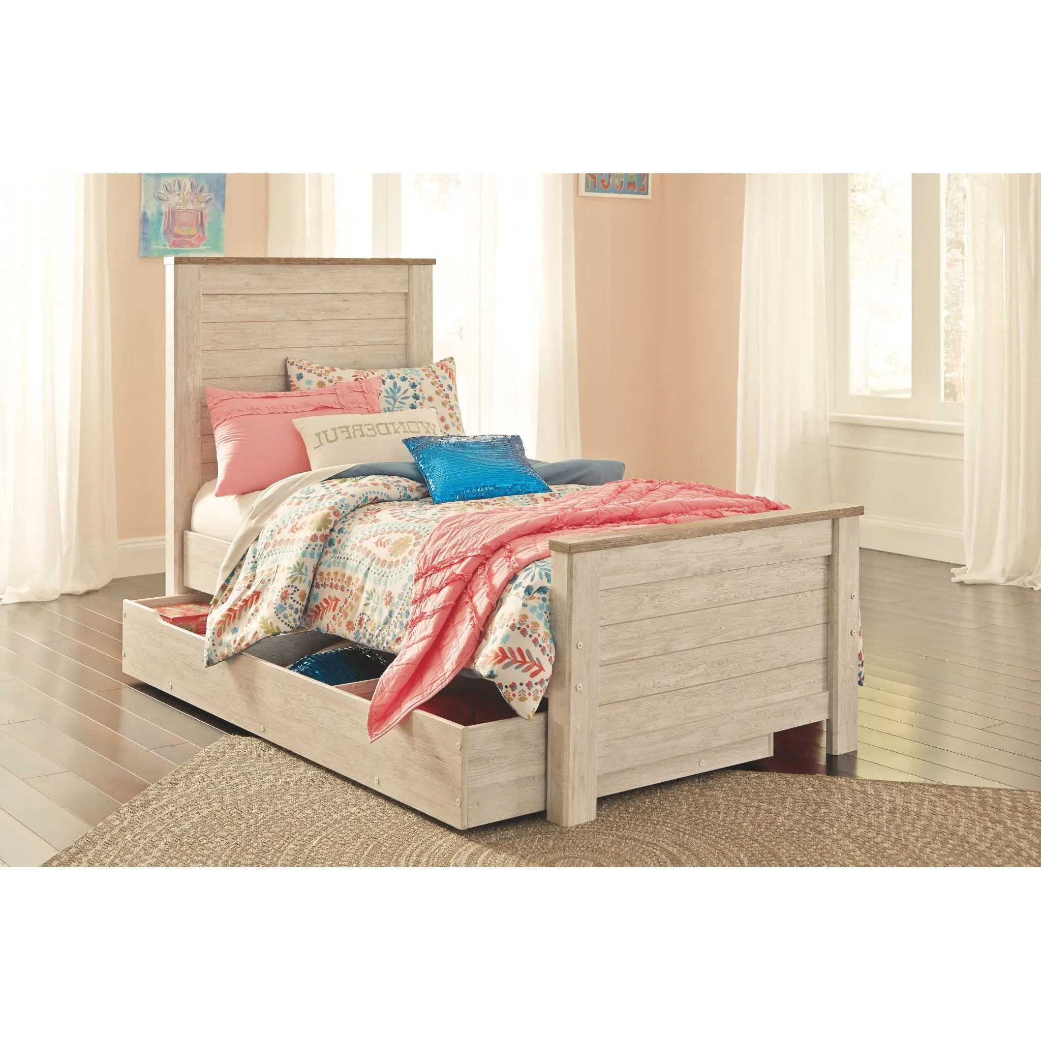 Ashley Trinell Twin Bed