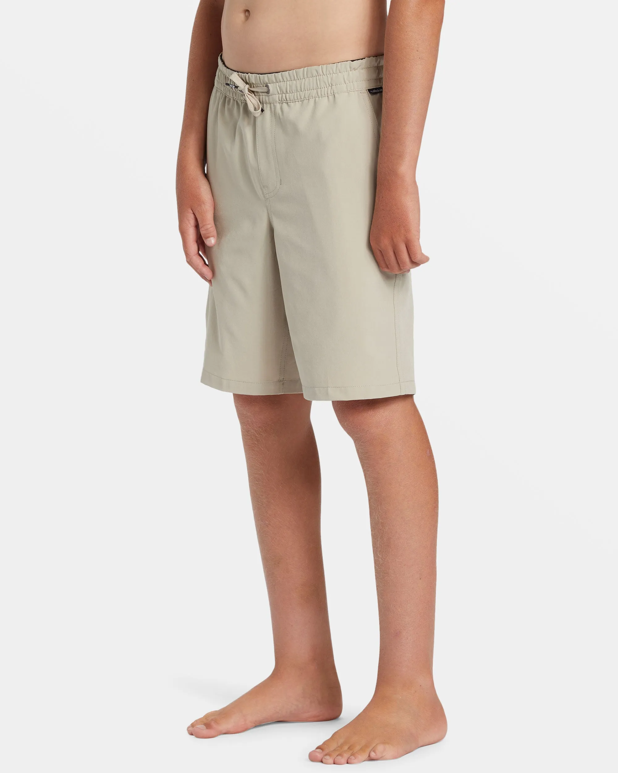 Boys 8-16 Taxer Amphibian 17" Hybrid Shorts - Plaza Taupe