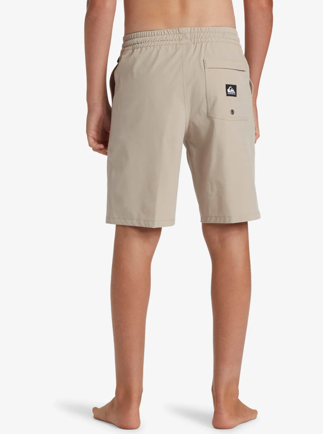 Boys 8-16 Taxer Amphibian 17" Hybrid Shorts - Plaza Taupe