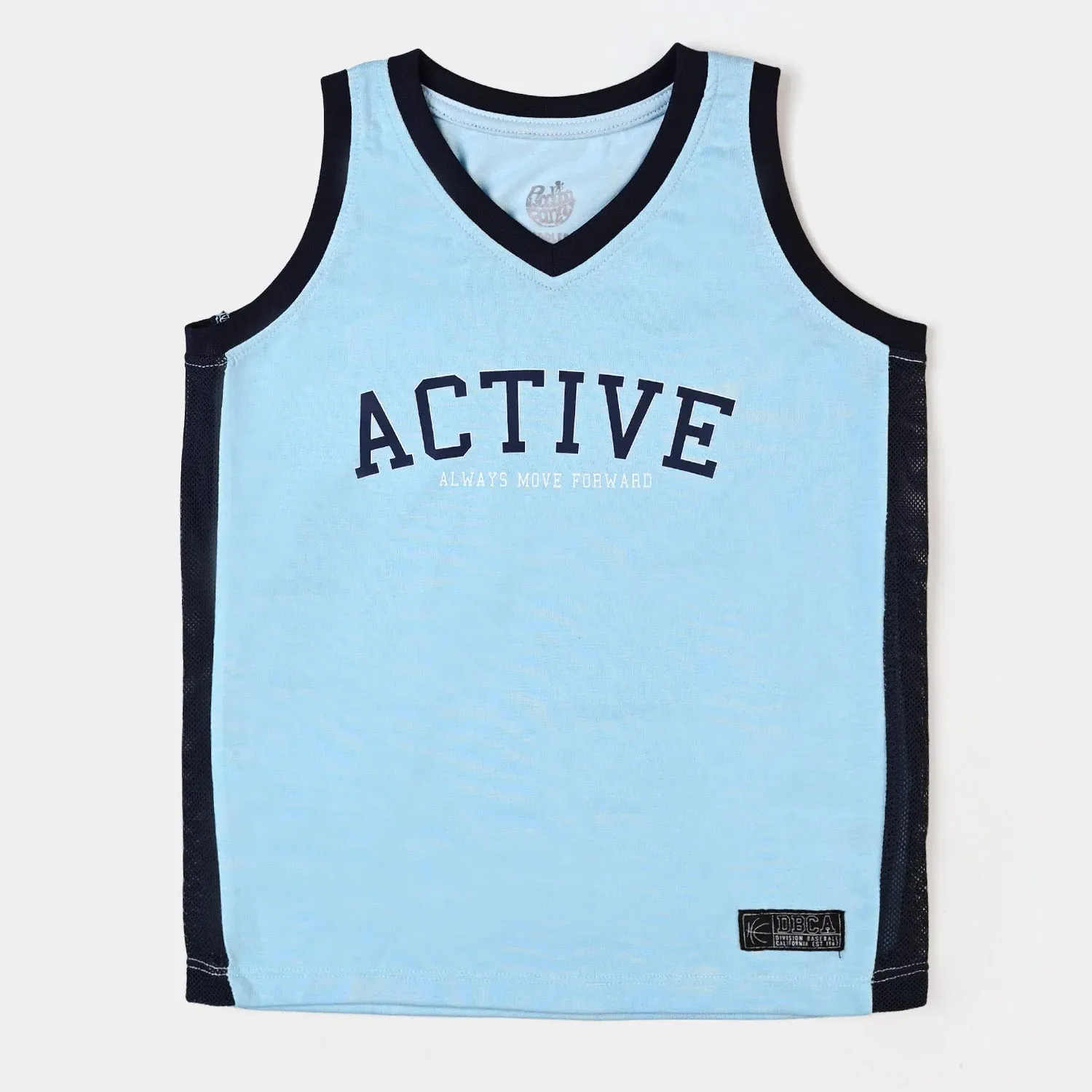 Boys Sando Active - Delicate Blue