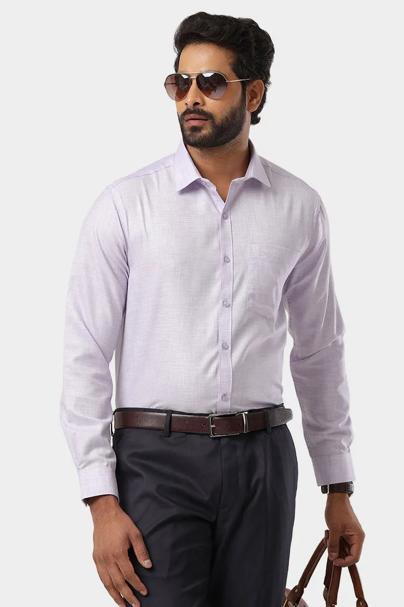 Cardiff - Purple Formal Shirt For Men | Ariser