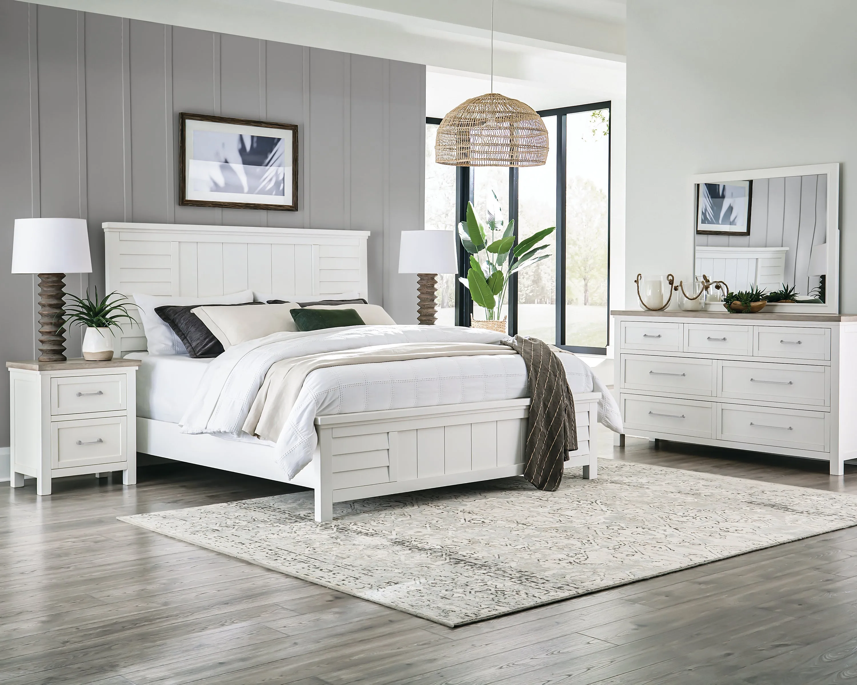 Cora Bay 5 Piece King Panel Bedroom