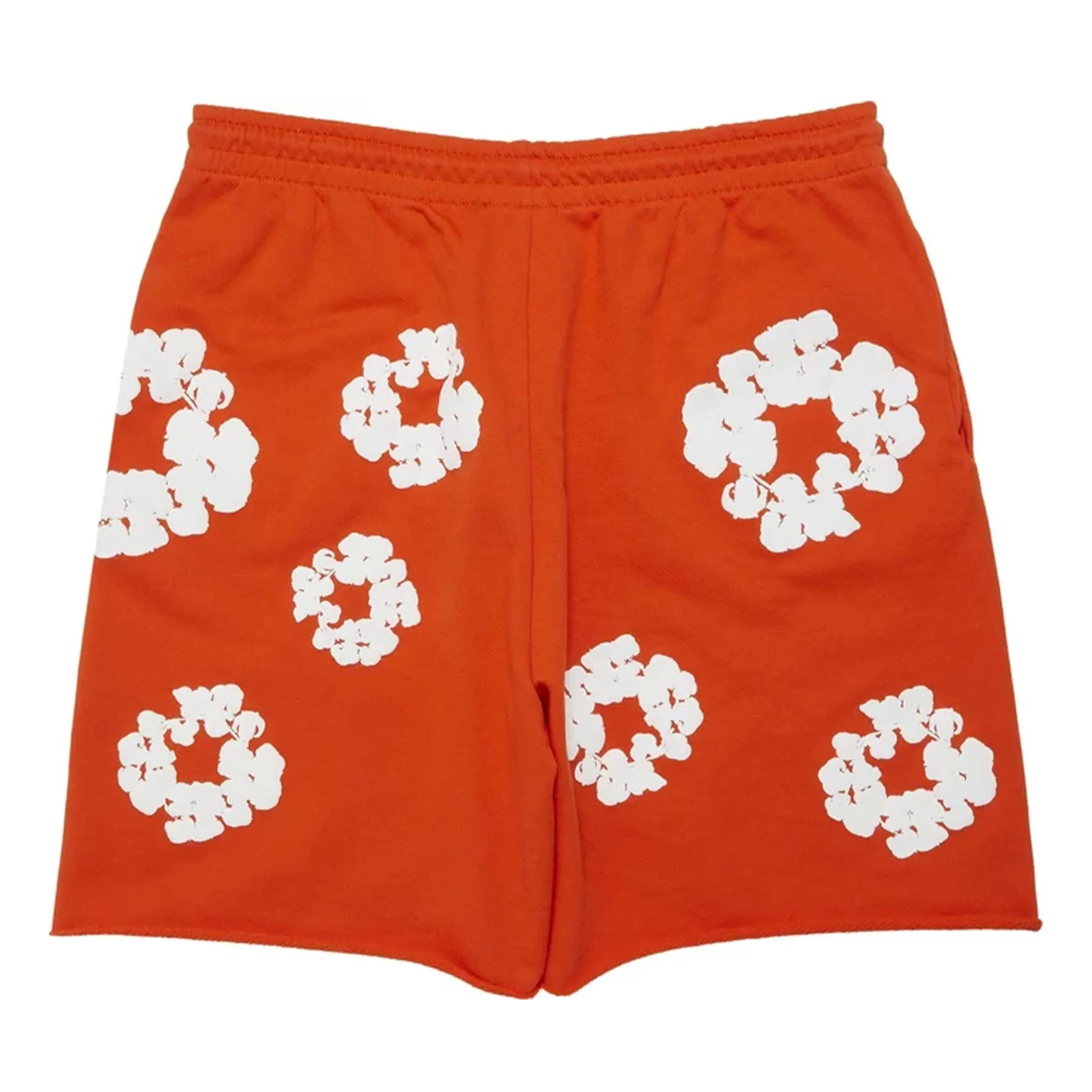 Denim Tears The Cotton Wreath Shorts 'Orange'