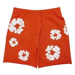 Denim Tears The Cotton Wreath Shorts 'Orange'