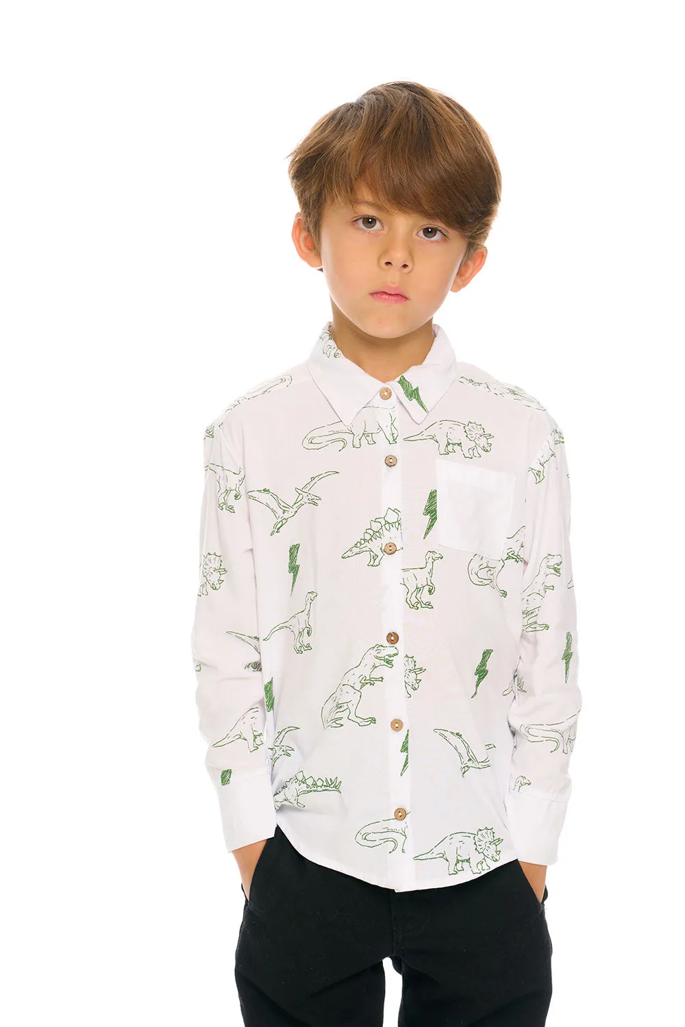 Dino Button Down