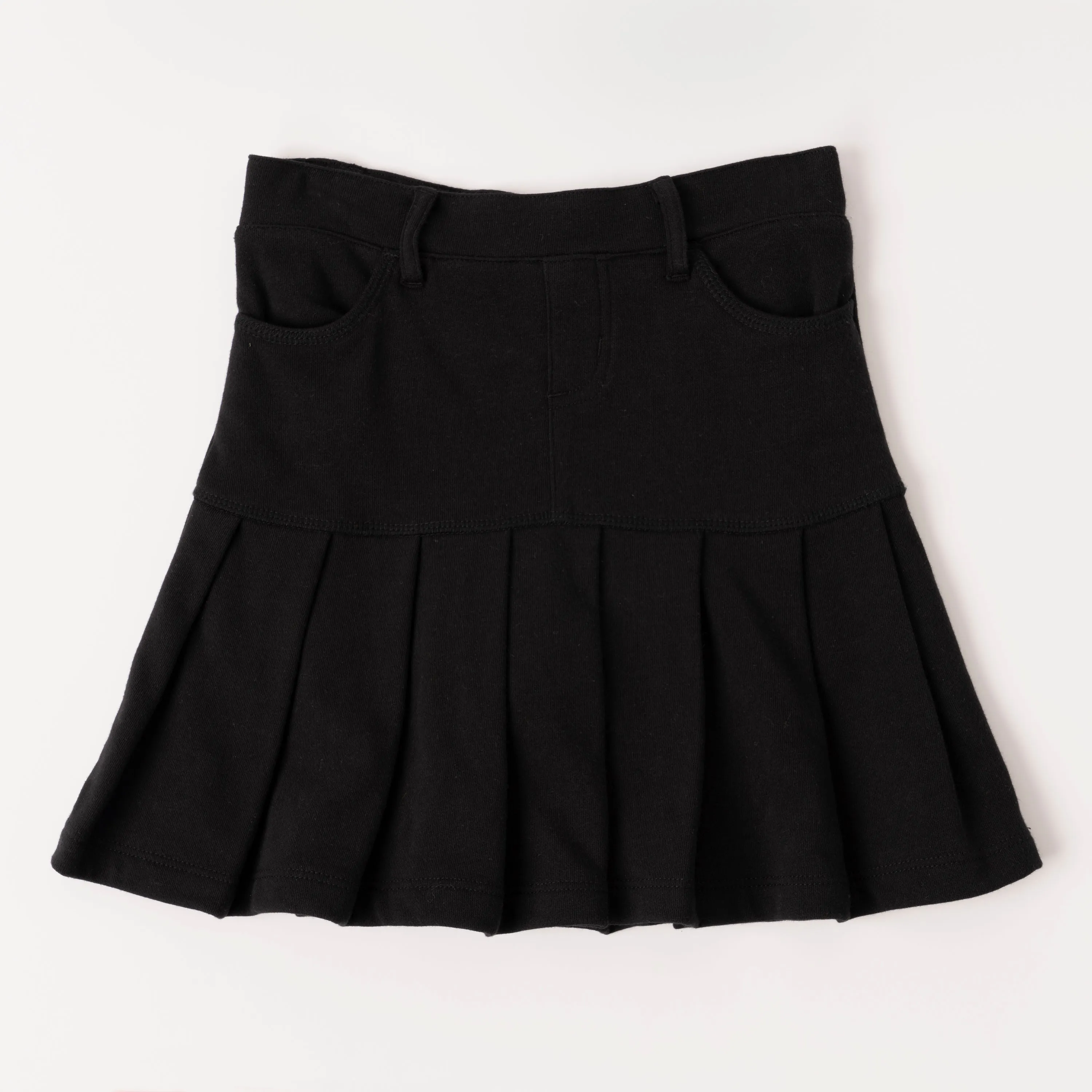 Drop Yoke Pleated Skort