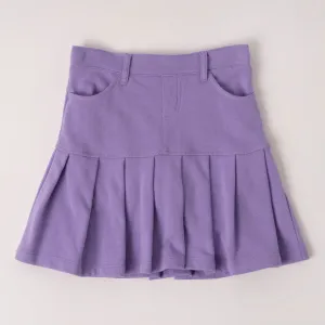 Drop Yoke Pleated Skort