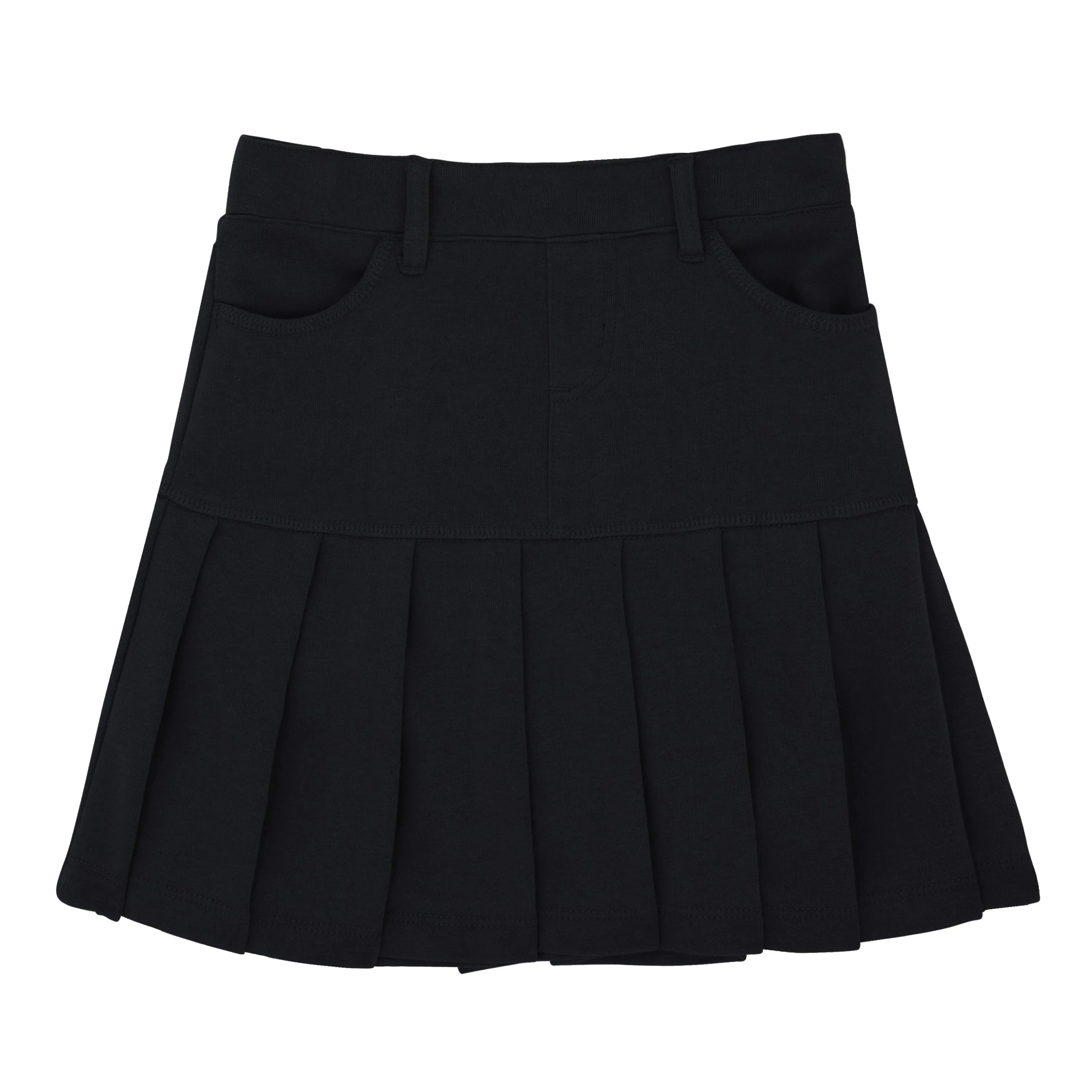 Drop Yoke Pleated Skort