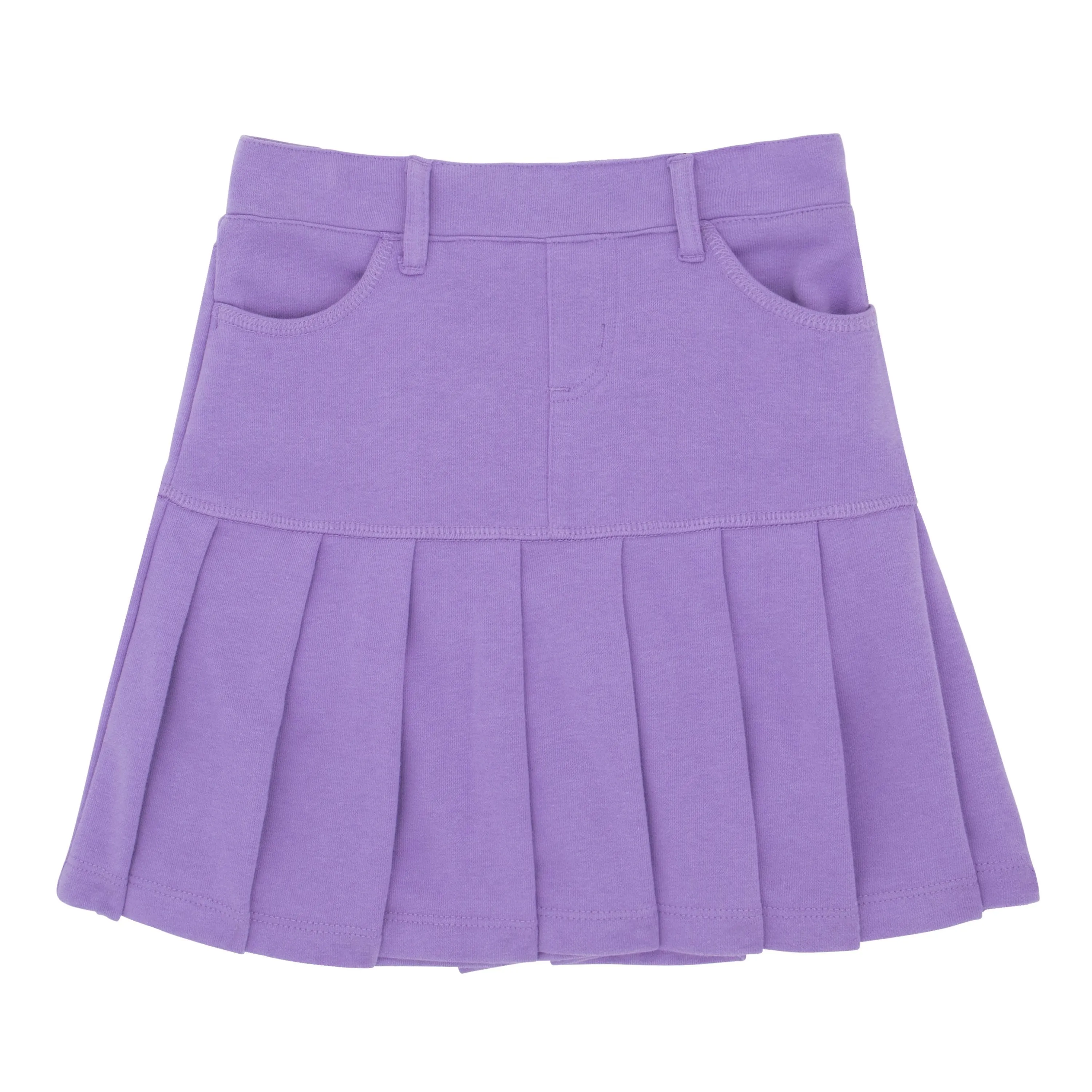 Drop Yoke Pleated Skort