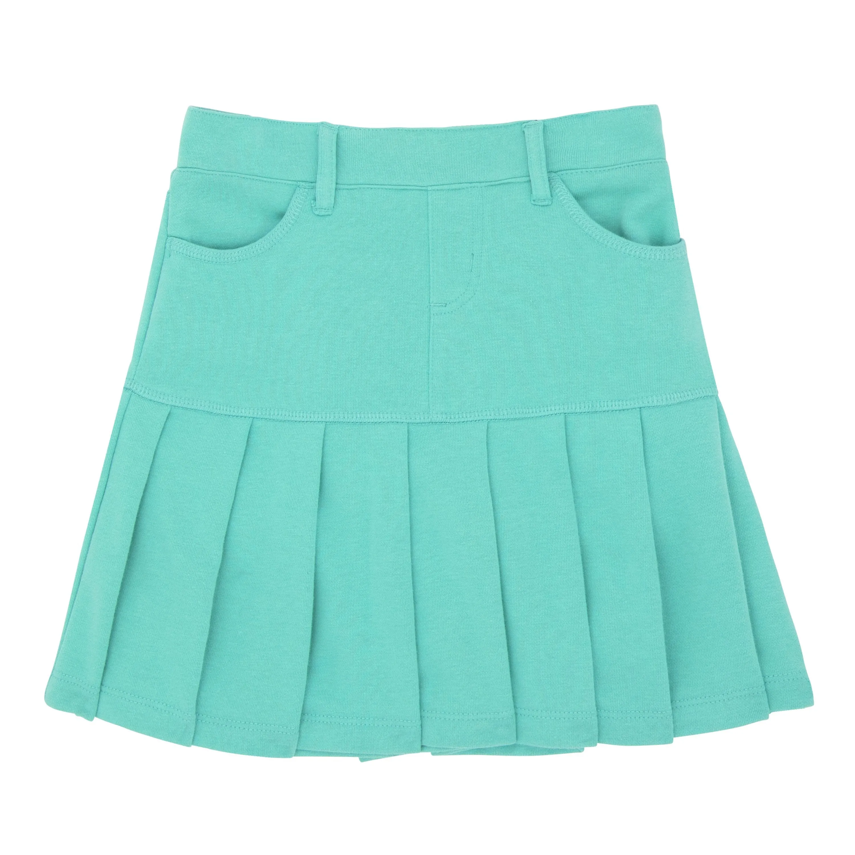 Drop Yoke Pleated Skort