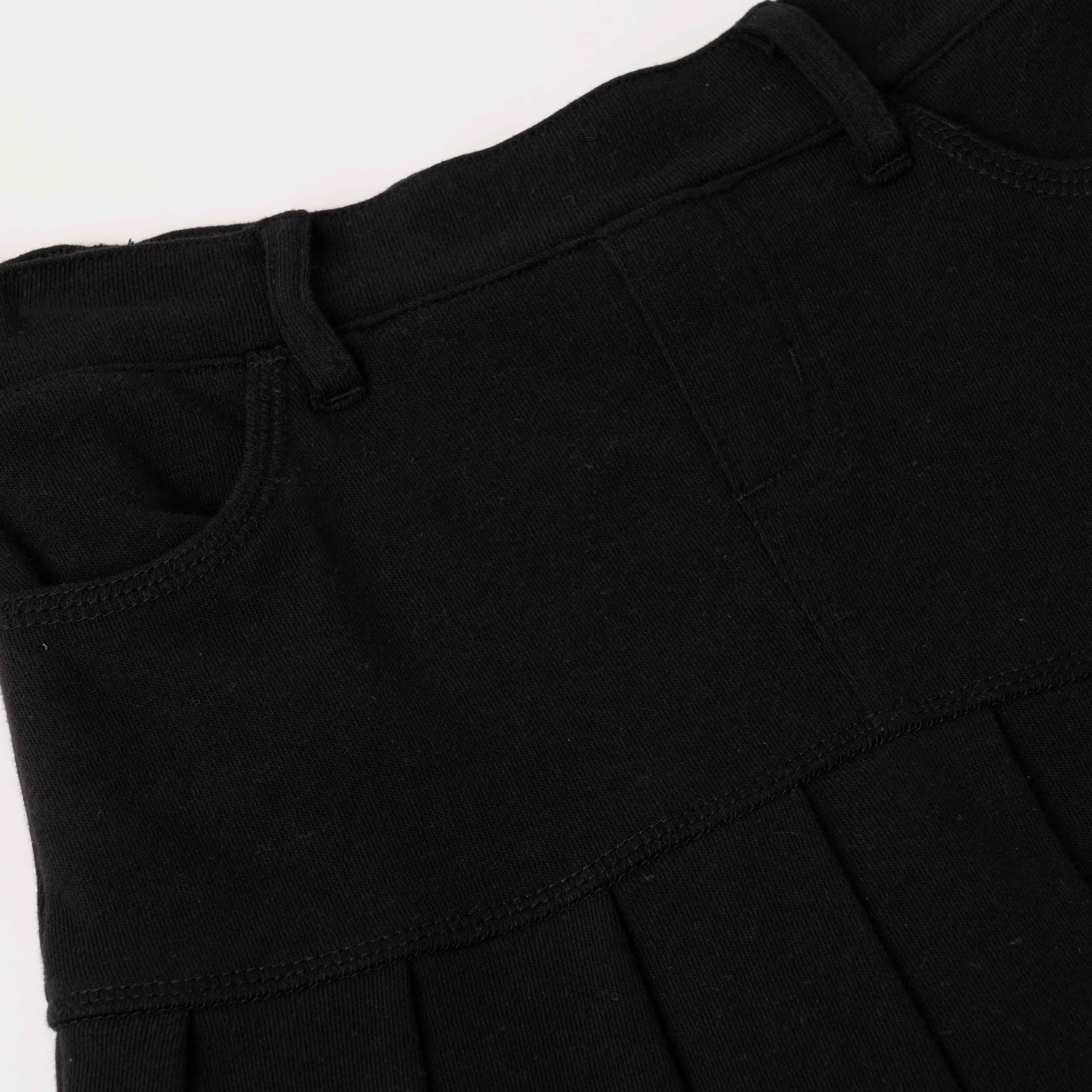 Drop Yoke Pleated Skort