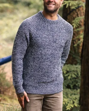 Fog Recycled Knitted Jumper - Grey Marl