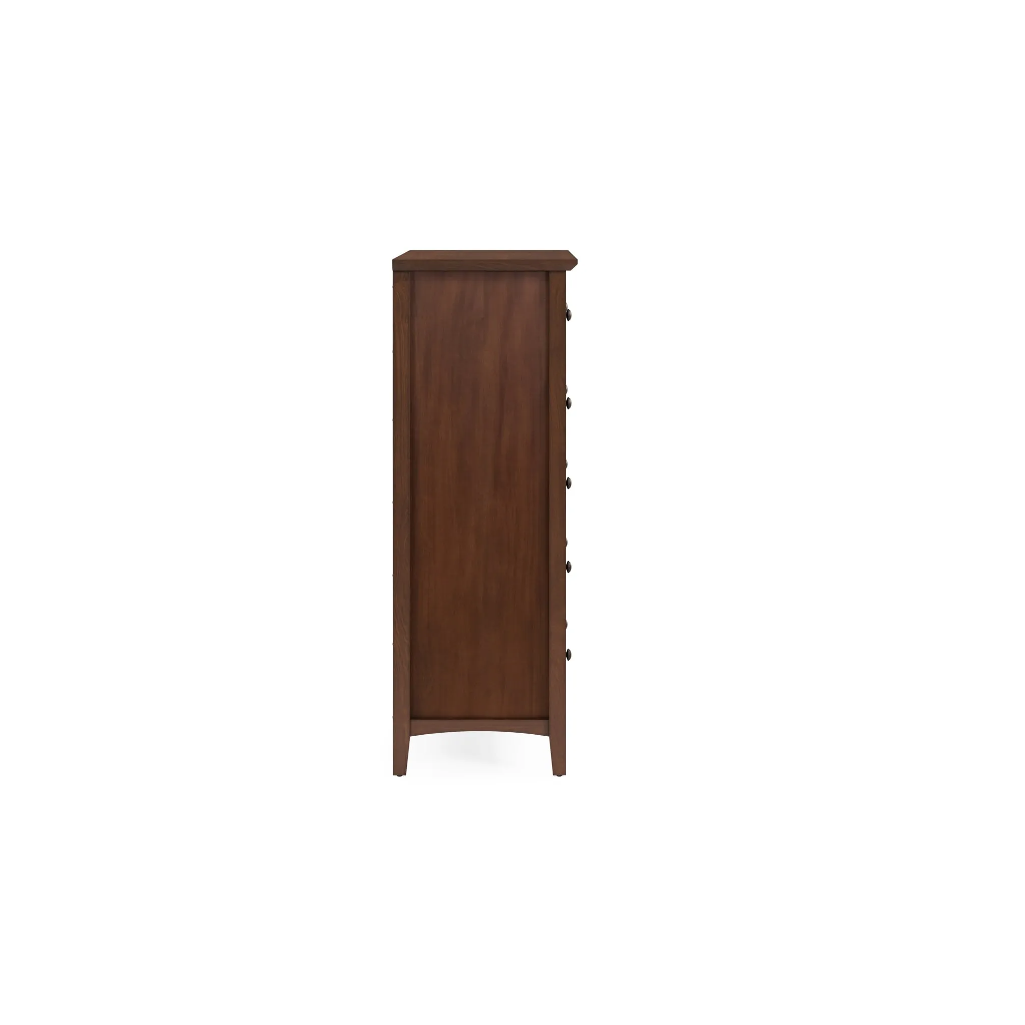 Grace Five Drawer Chest in Dark Mocha (2024)