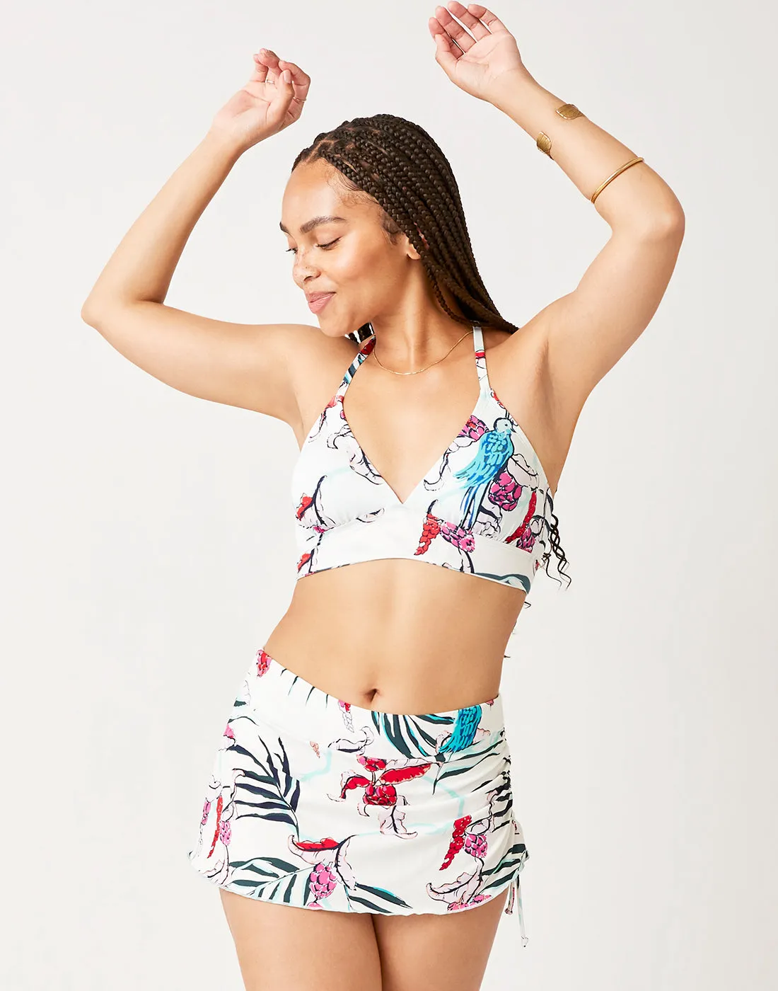 Hoku Swim Skirt: Botanical - FINAL SALE