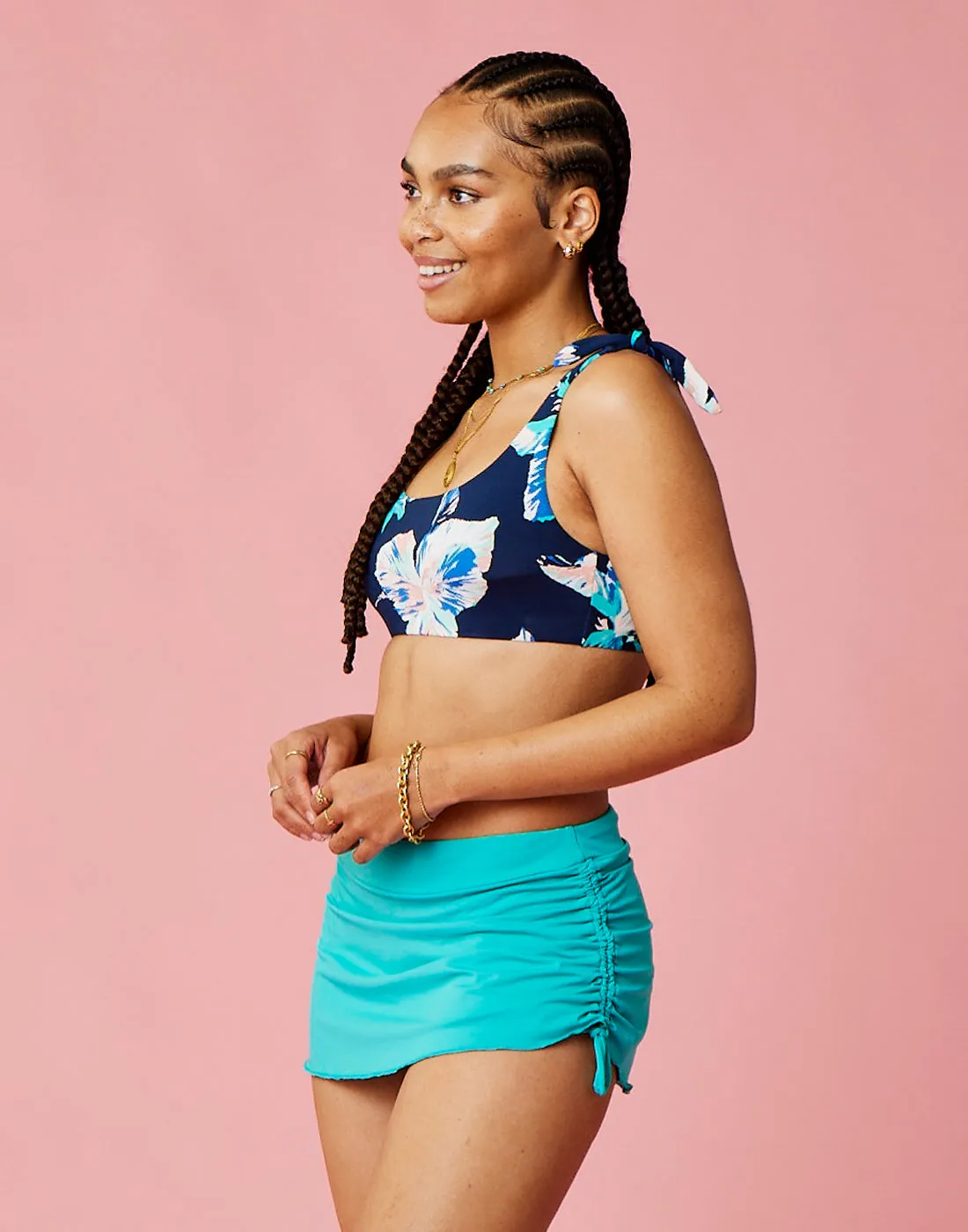 Hoku Swim Skirt: Ceramic