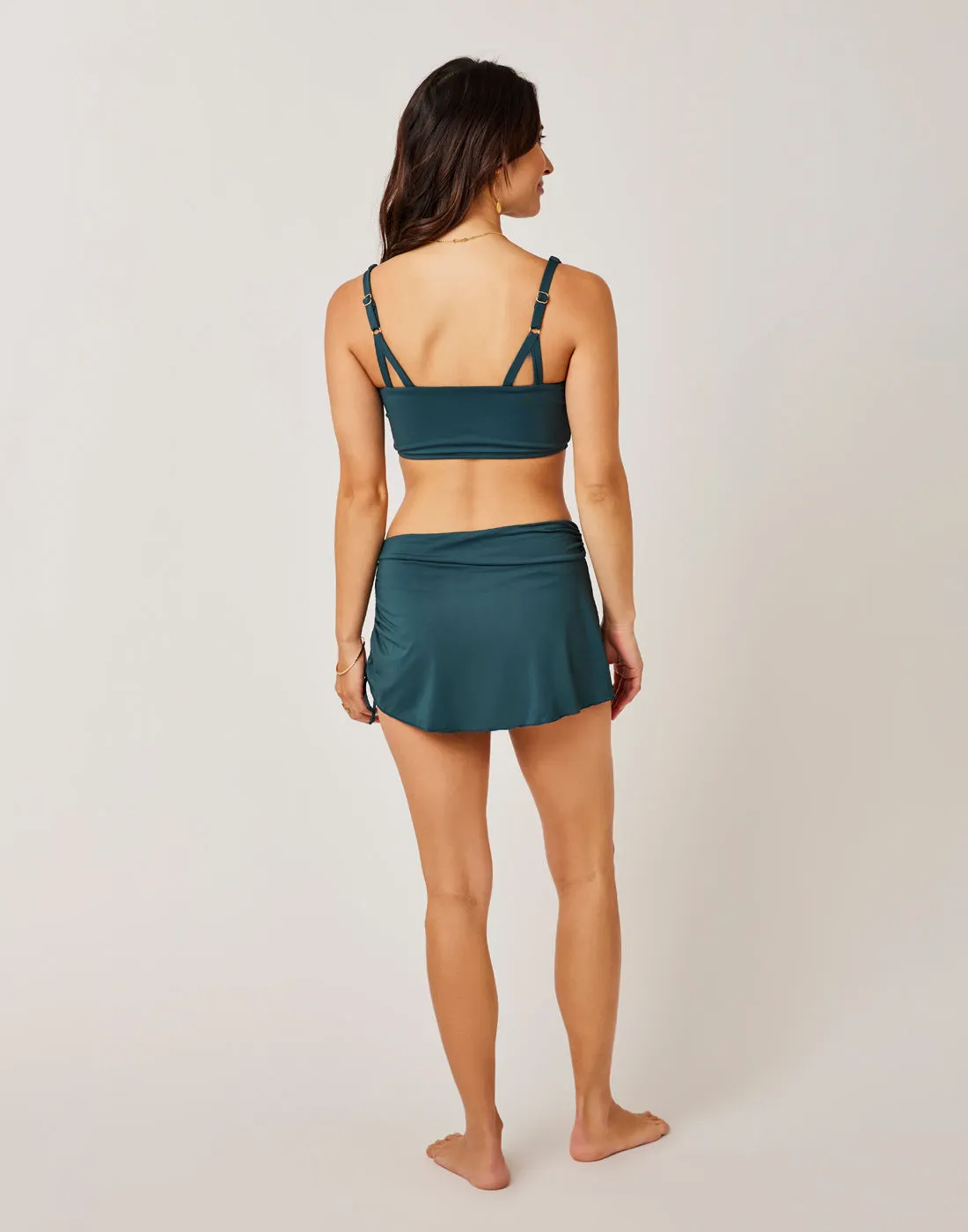 Hoku Swim Skirt: Eden Solid - FINAL SALE