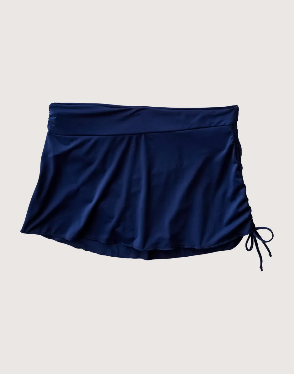 Hoku Swim Skirt: Navy