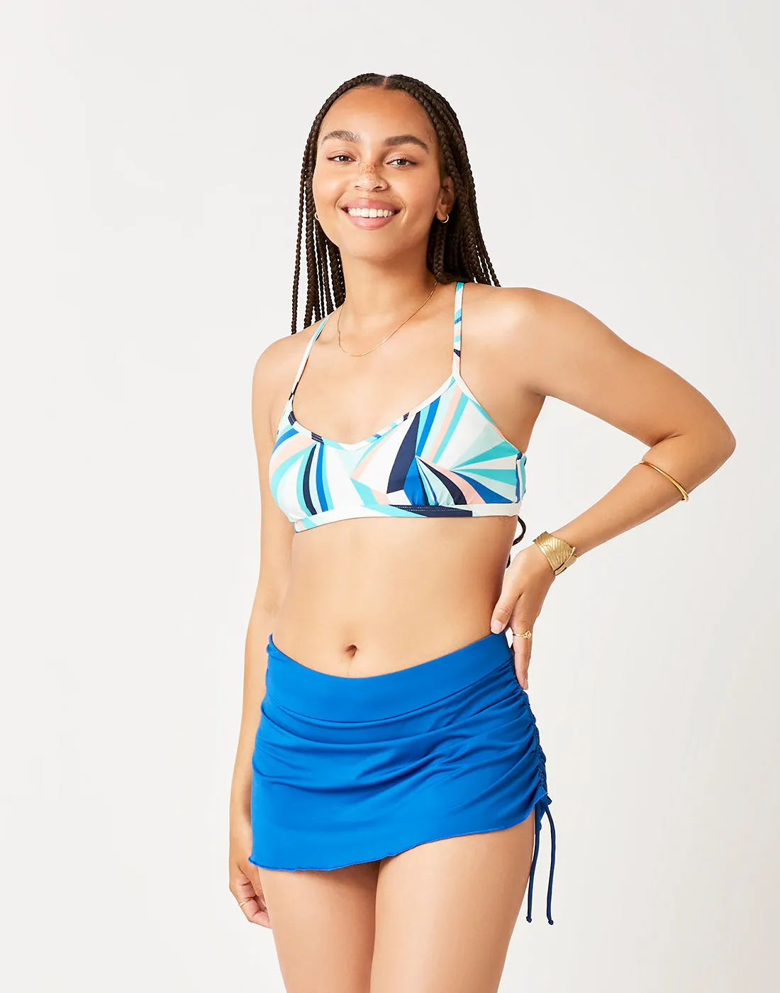 Hoku Swim Skirt: Royal Blue - FINAL SALE