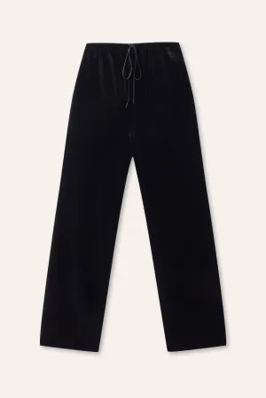 JOLIE velvet pants (Black)