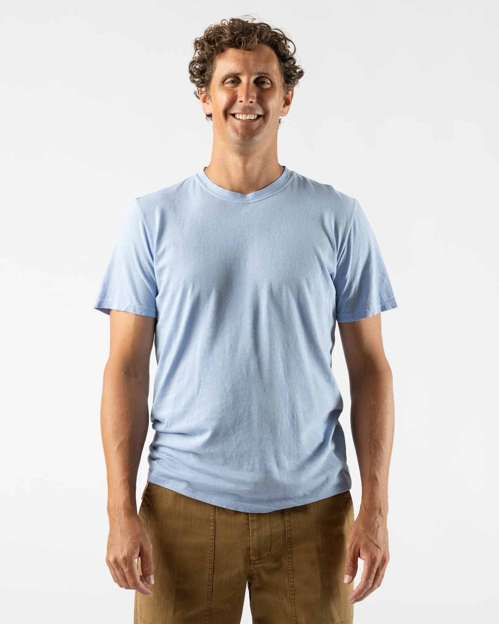 Jungmaven Basic Tee in Coastal Blue