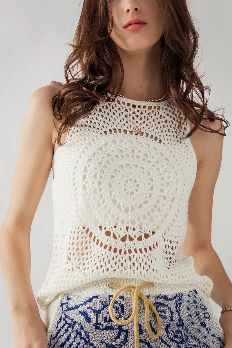 Kalena Crochet Tank