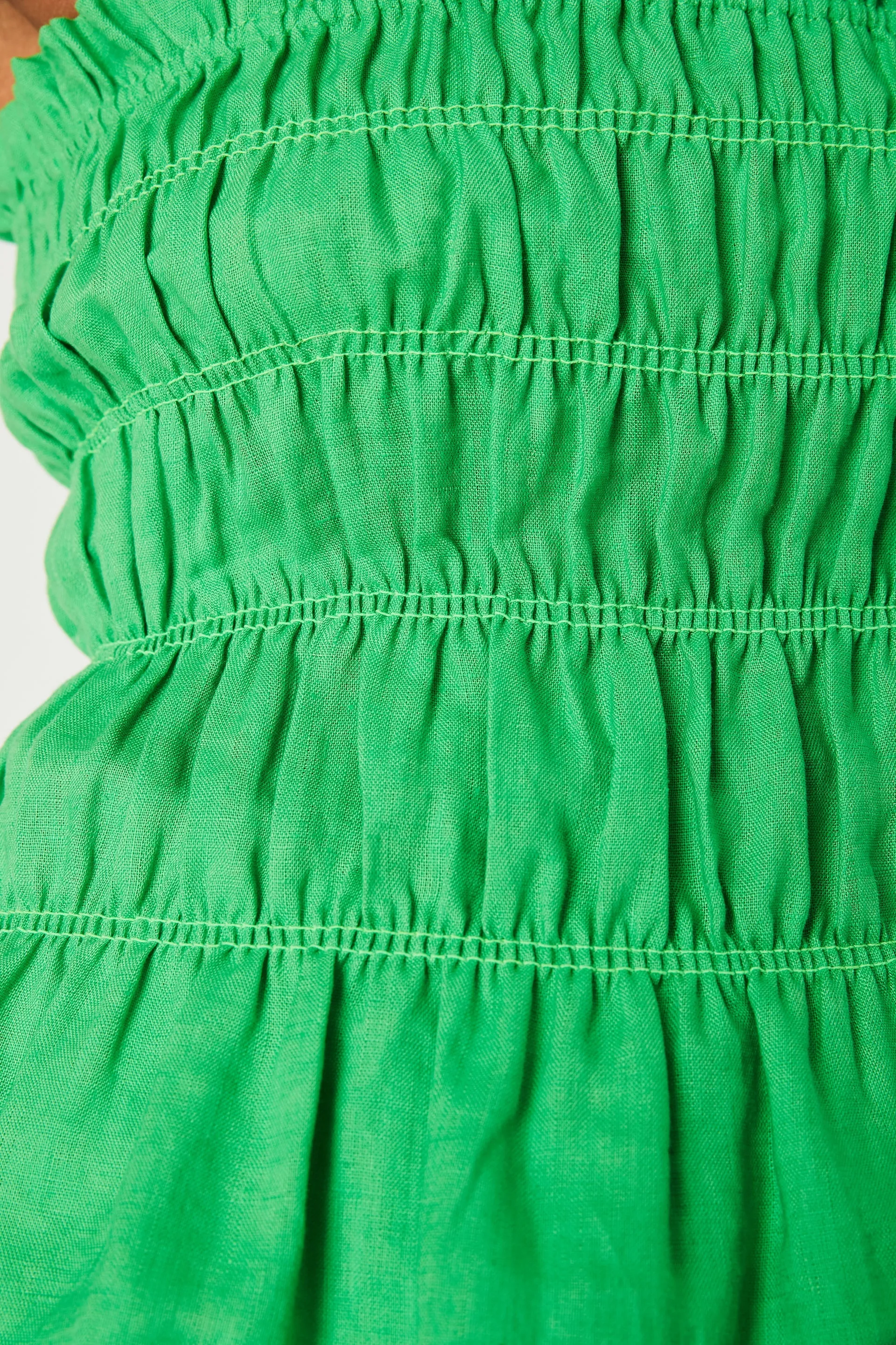 Linen Bodice- Green