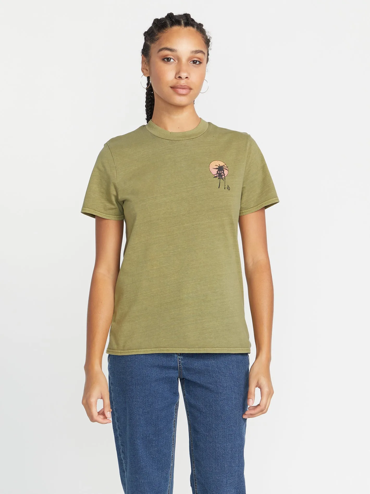 Lock It Up Short Sleeve Tee - Moss