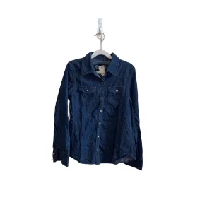 LS Collared Denim Button Up