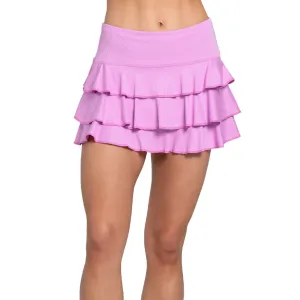 Lucky In Love Awesome Ruffle 13.5 Inch Womens Tennis Skirt