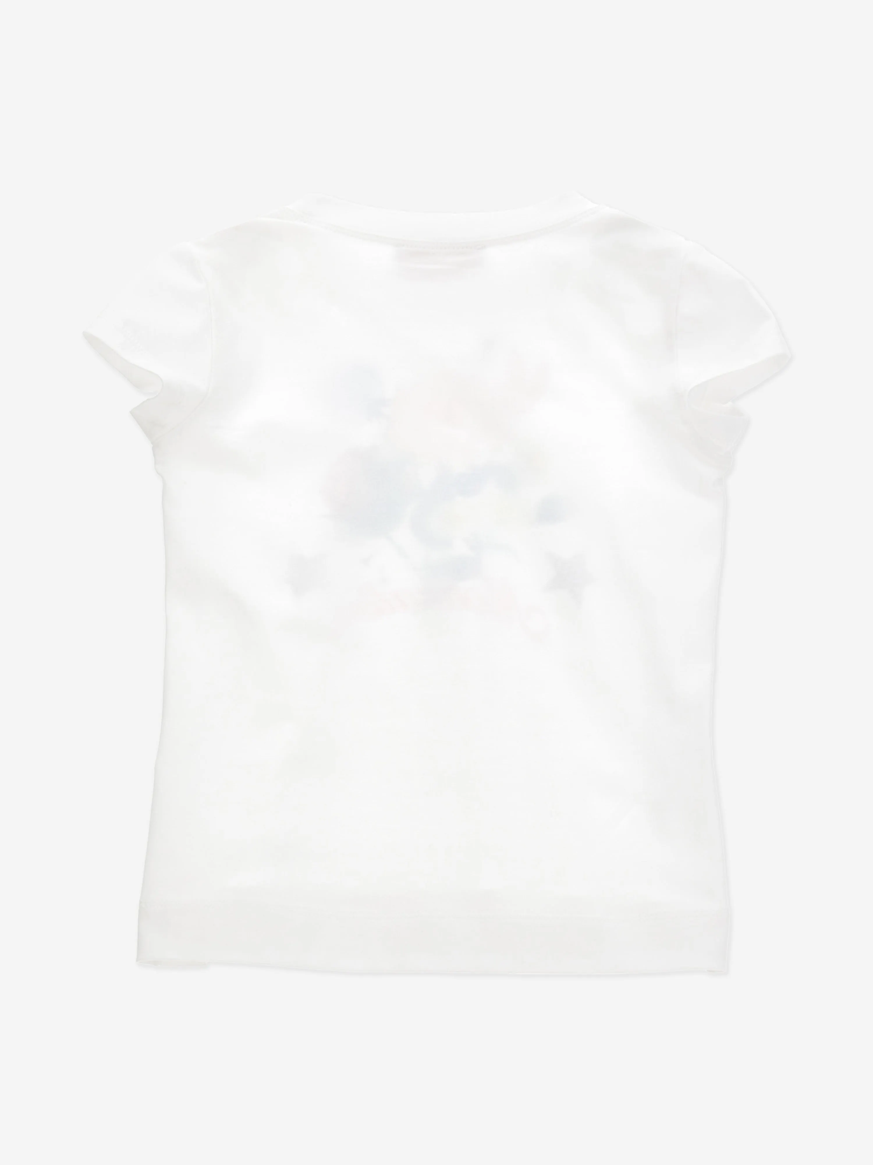 Monnalisa Girls Bouquet T-Shirt in White