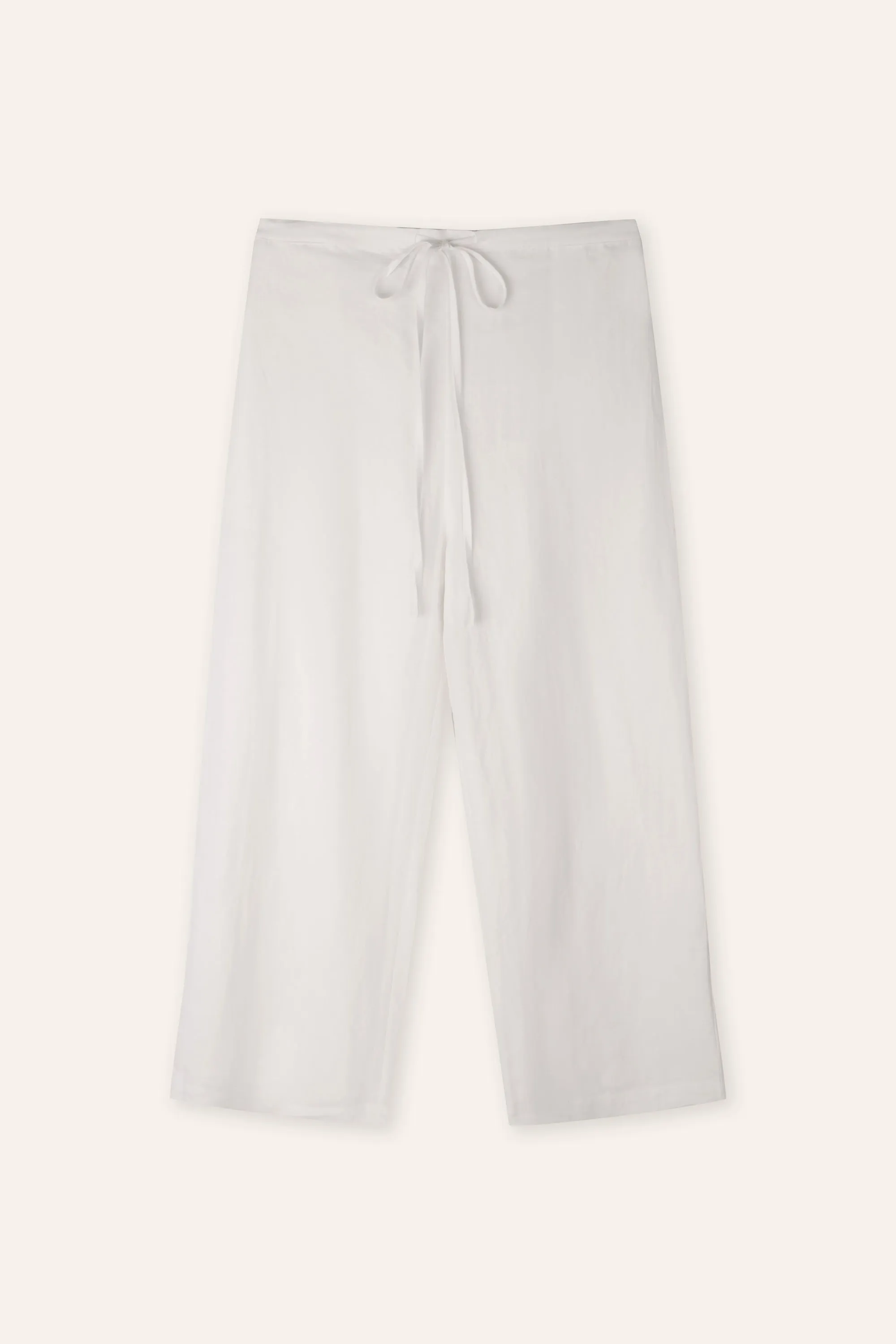 NAPLES organic linen pants (White)