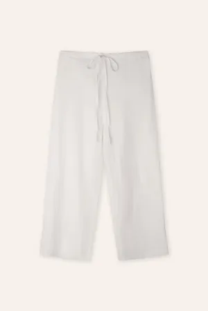 NAPLES organic linen pants (White)