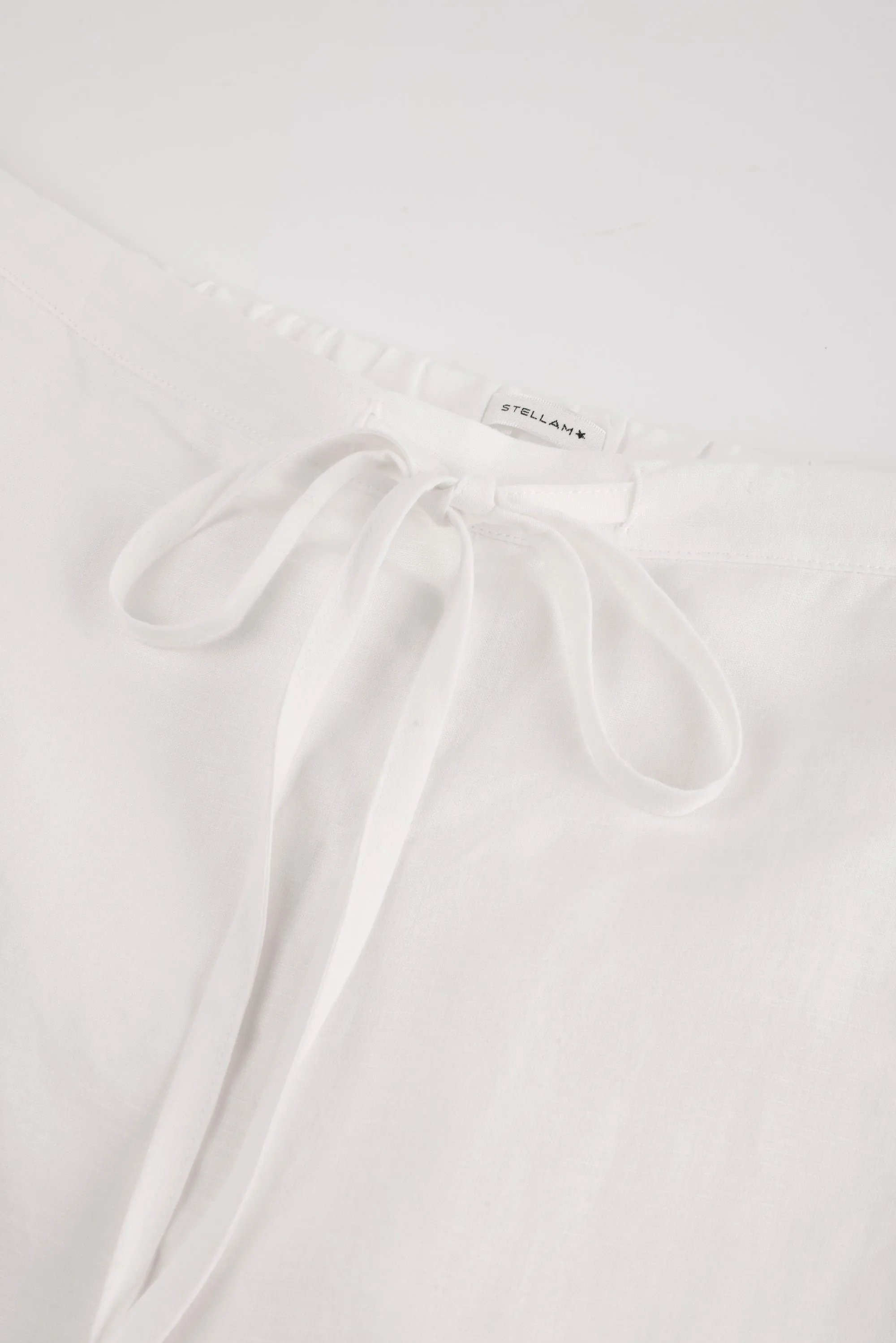 NAPLES organic linen pants (White)