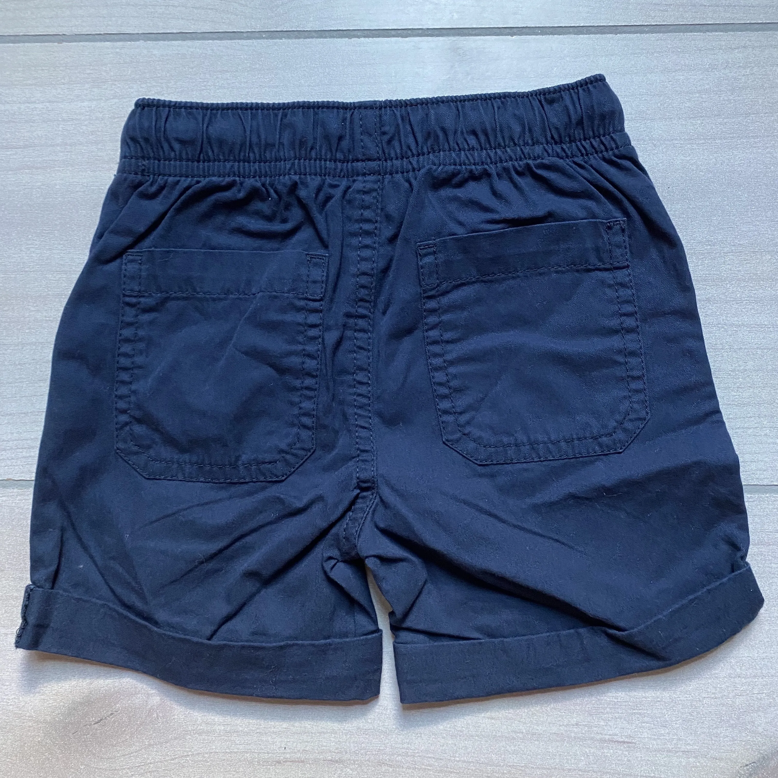 NEW Cat & Jack Navy Blue Pull On Elastic Waist Shorts