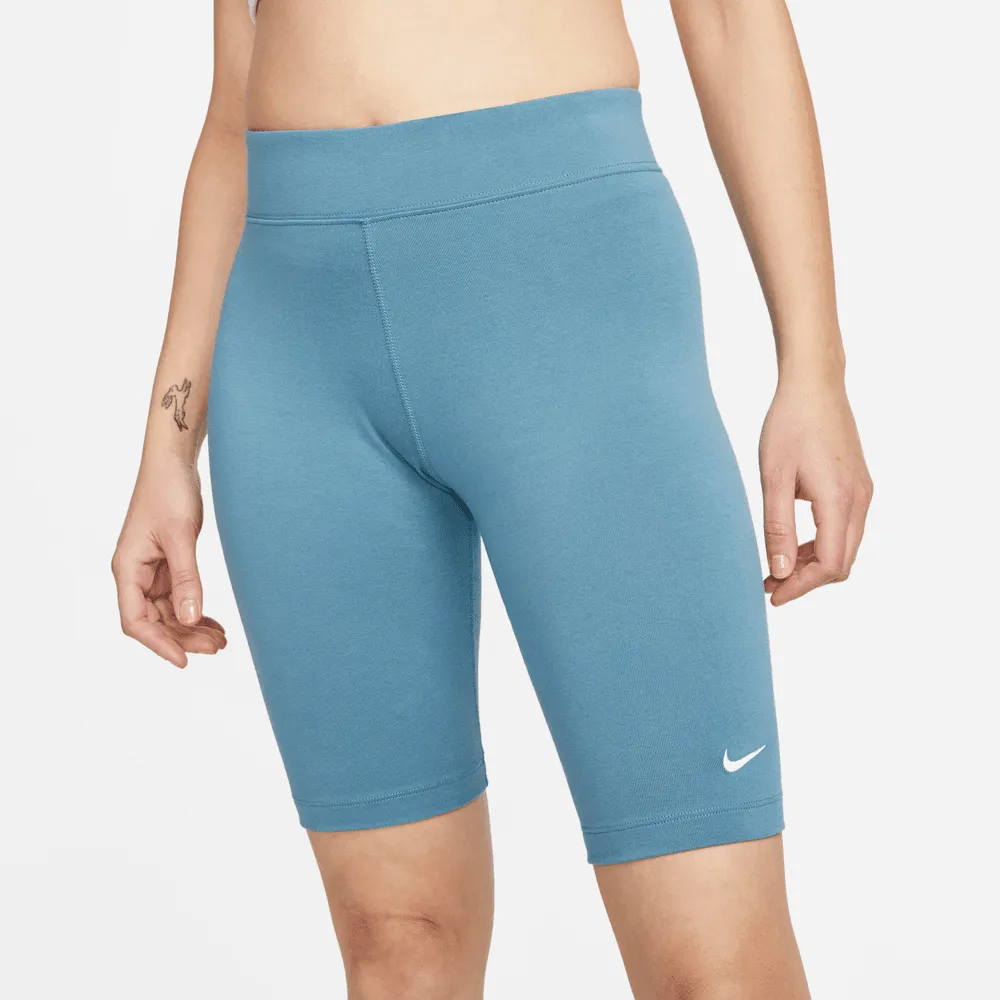 Nike Sportswear Essential Women's Blue Biker Shorts