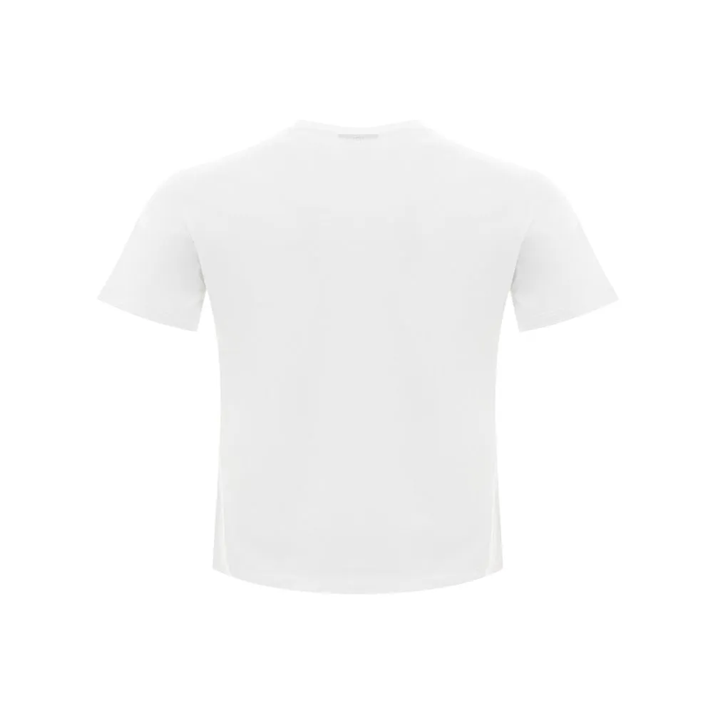 Paul & Shark Nautical Chic White Cotton Tee