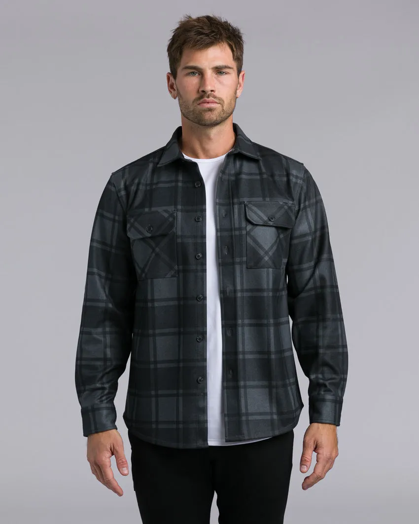 Plaid Coastal Overshirt (Size M)