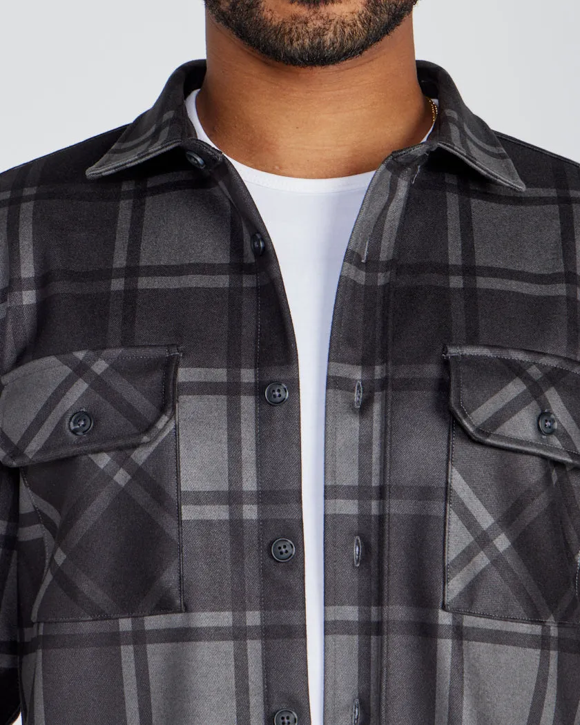 Plaid Coastal Overshirt (Size M)