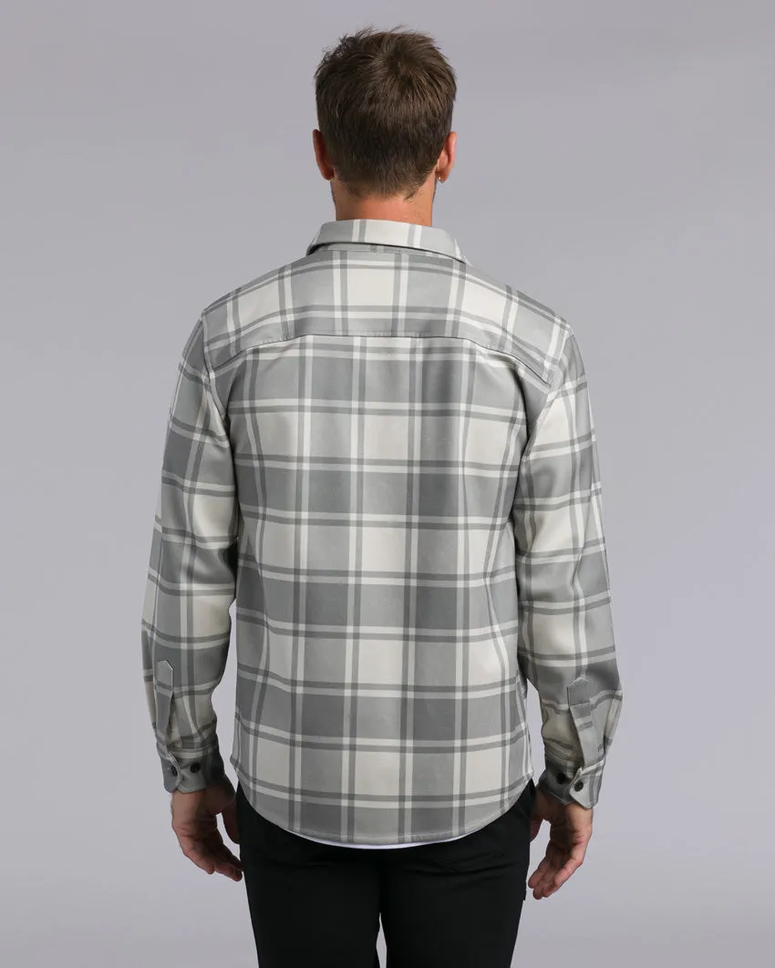 Plaid Coastal Overshirt (Size XXL)