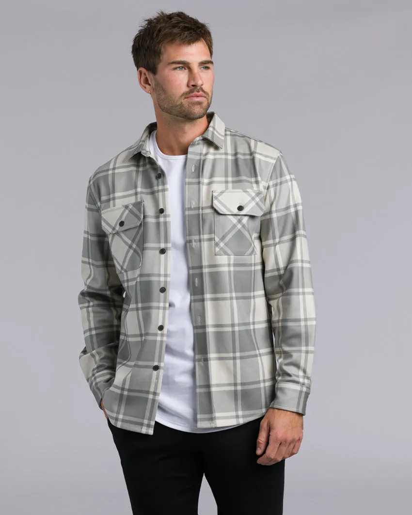 Plaid Coastal Overshirt (Size XXL)