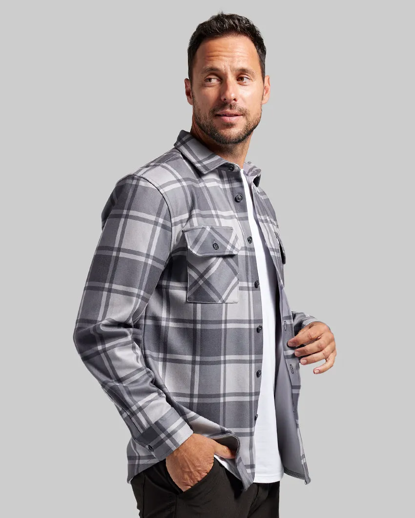 Plaid Coastal Overshirt (Size XXXL)