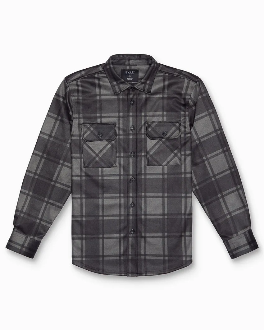 Plaid Coastal Overshirt (Size XXXL)