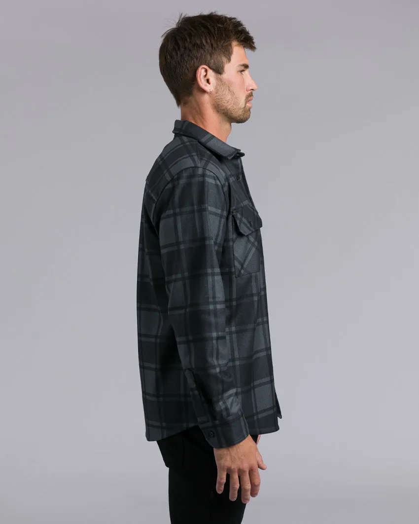 Plaid Coastal Overshirt (Size XXXL)