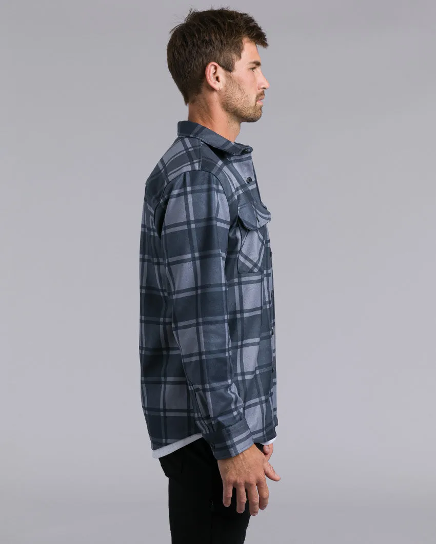 Plaid Coastal Overshirt (Size XXXL)