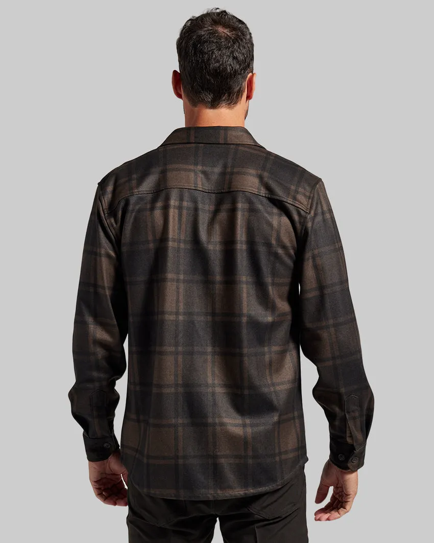 Plaid Coastal Overshirt (Size XXXL)